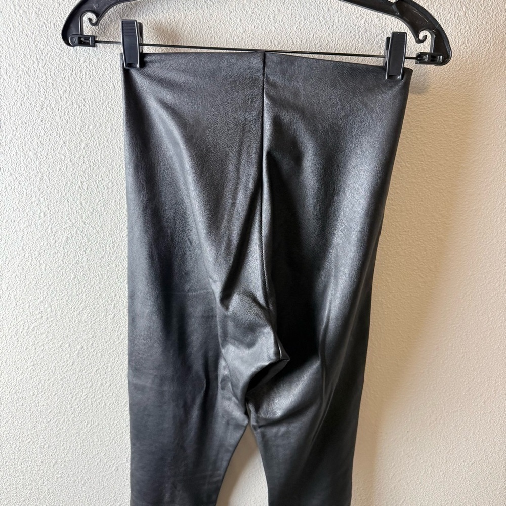 Commando Perfect Control Faux Leather Legging Pants Black Women’s Medium Casual - Picture 9 of 10